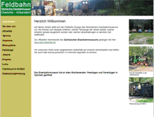 Tablet Screenshot of feldbahn-chemnitz.de